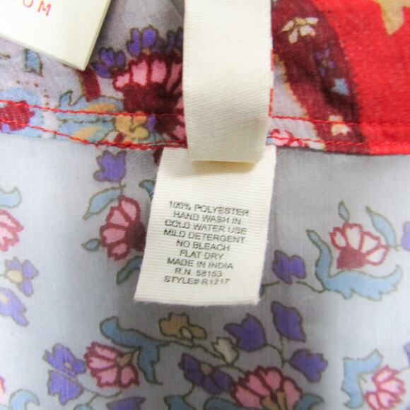 Raga Mini Dress Womens Small Embroidered Boho Flowy Peasant Tunic New NWT - Picture 10 of 14